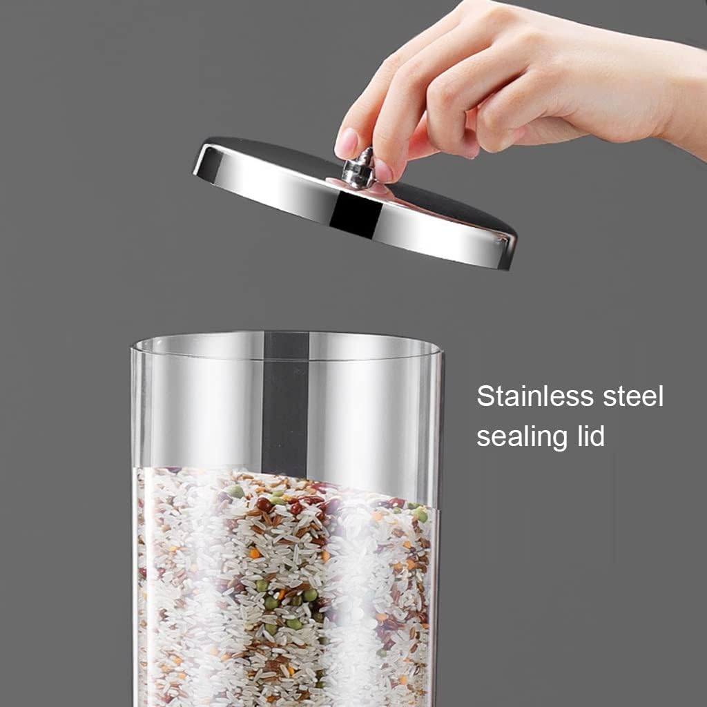 1-3 grid Cereal Dispenser, Countertop dry food Containers, Dispenser Machine, for Grains, Snacks, Dog Food, Beans, Coffee Beans