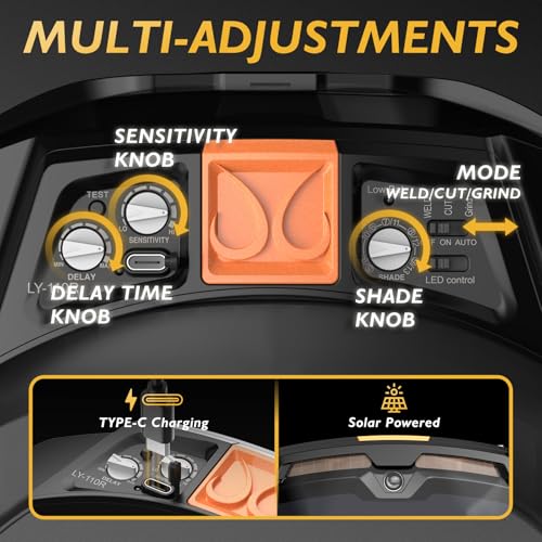 TOOLIOM Auto Darkening Welding Goggles