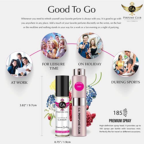 Ca Perfume Duo Impression Of Maison Francis Baccarat 540 For Women Men Replica Fragrance Dupes Amber Rouge Bacara Exclusive Baccarat Body Oil + Cologne Sample Size Mfk Bakarat Parfum (0.27+0.33) Fl Oz #TOP3