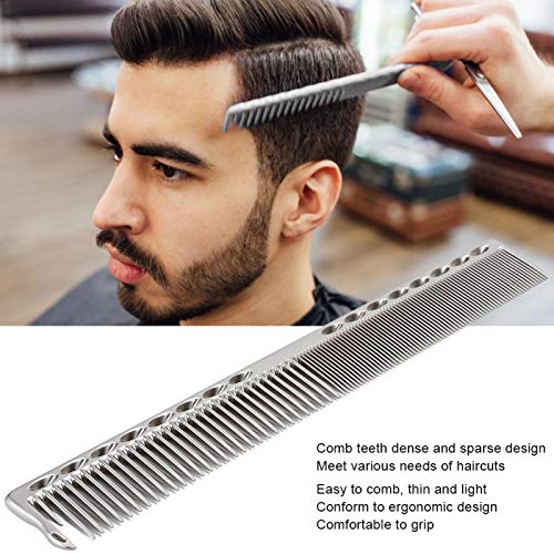 2 Peines de Acero Inoxidable para Corte y Estilo miniatura 6
