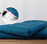 Dovishire Ultra Thin Pillow 2 cm for Adults, Pink Low-Loft Flat Pillow, Soft Cotton Slim Cushion for Back & Stomach Sleepers, Breathable Lightweight Single Pack (White) - Image 6
