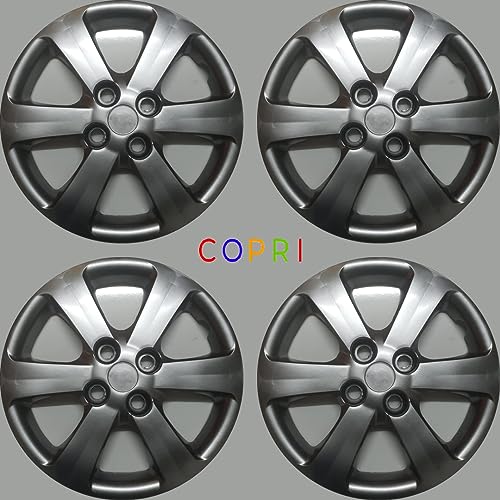 Copri Set Of 4 Wheel Cover 14 Inch Silver Hubcap Bolt-On Fits Hyundai #TOP2