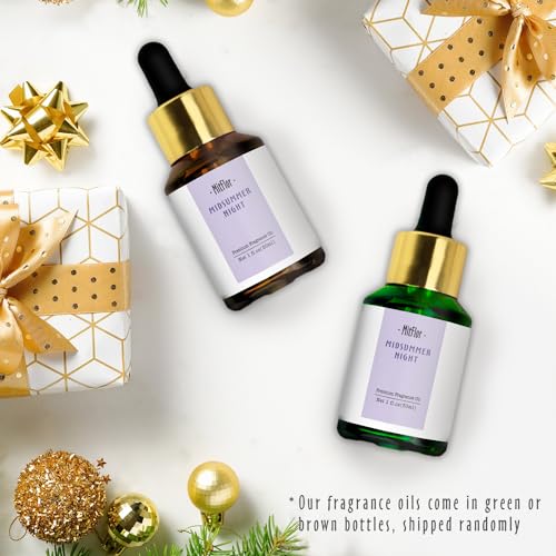 Image of Midsummer Night Fragrance Oil, MitFlor Single Scented Oil, Large Size Premium Grade Fragrance Oil for Soap & Candle Making, Summer Aromatherapy Essential Oil, Home Fragrance, 30ml