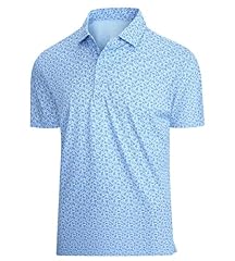 Blue Flower Golf Shirt