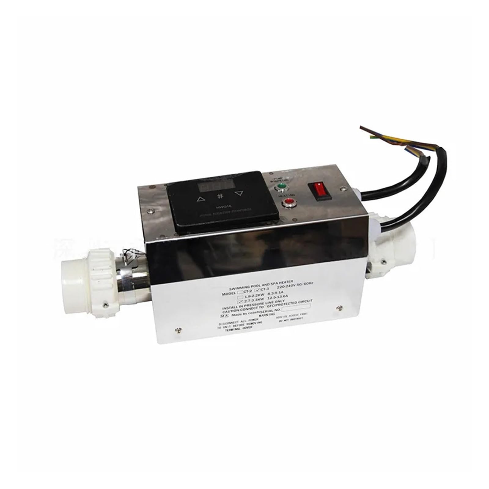 Podgrzewacz Basenowy, CT-2 Elektryczny podgrzewacz basenowy Basen i wanna Termostatyczny elektryczny Sterowanie elektroniczne
