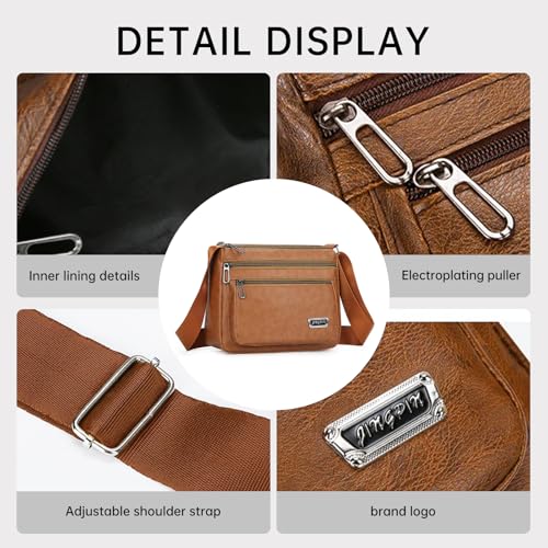 Portable Crossbody Sling Bag for Men Women, Classic Shoulder Backpack Chest Daypack Satchel for Hiking Travel3