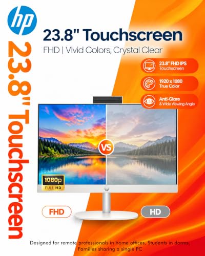 HP 23.8'' Touchscreen All-in-One Desktop Computer, 16GB RAM, 1TB SSD - image 3
