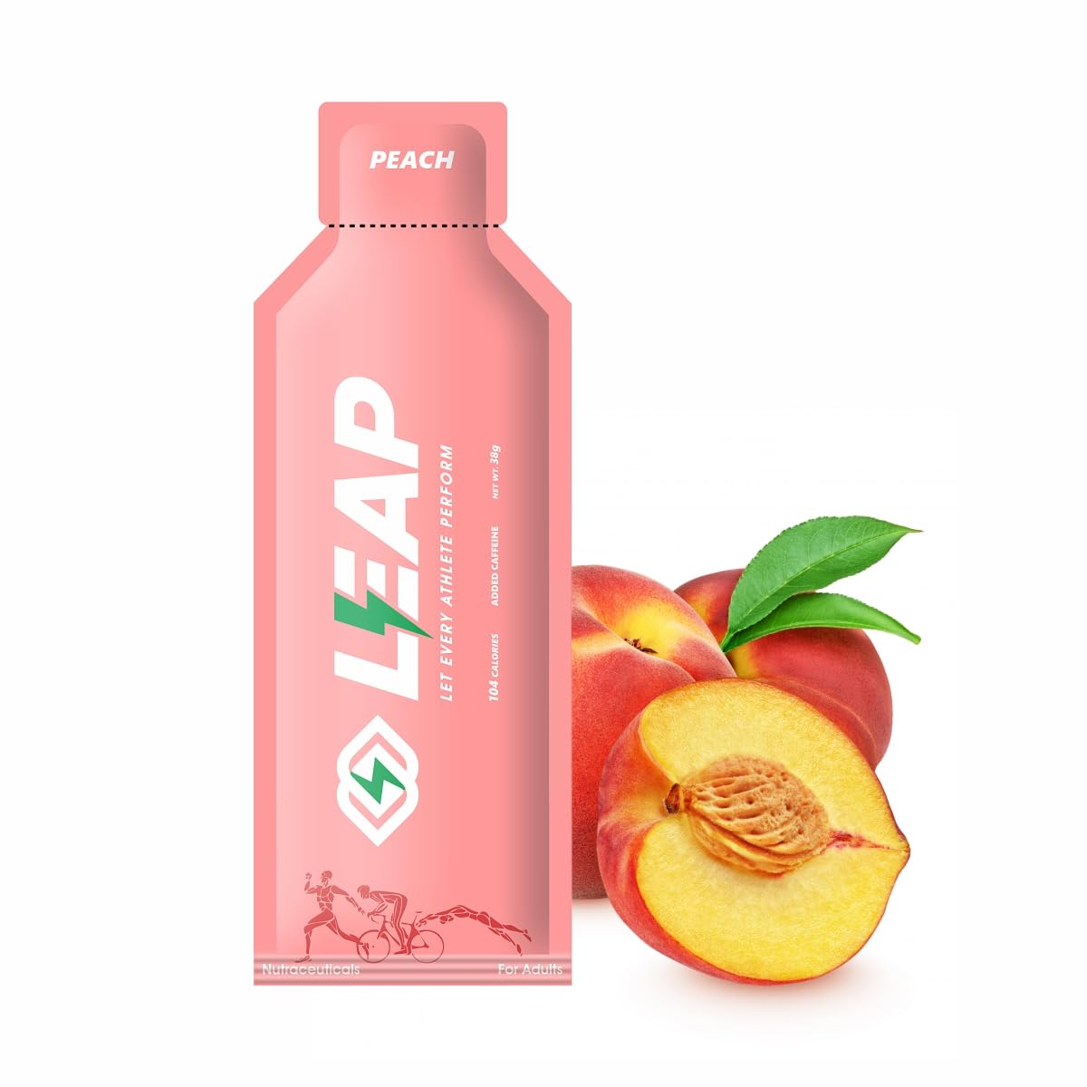 LEAP 5 Sachets Of Energy Gel For Runners,Cyclists&Athletes -Natural Ingredients For Quick Energy&Easy Digestion-Contains Amino Acids&Mct Oil(Banana-Strawberry) — Amazon image 8