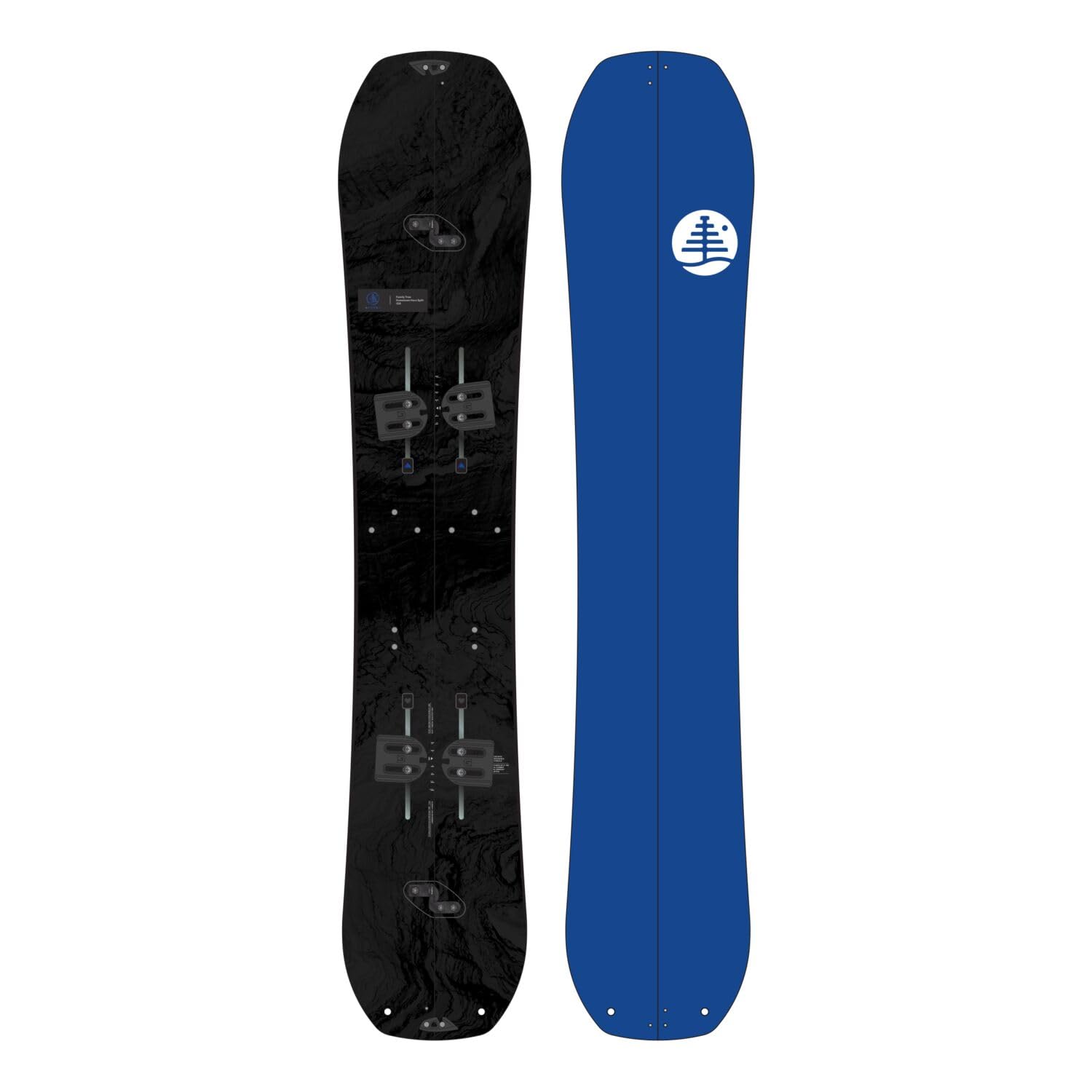 Burton - Tavola Splitboard Family Tree Hometown Hero Split Uomo - Nero
