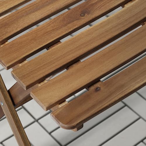 Table d'extérieur pliable ProTuning ASKHOLMEN marron foncé de 60x62 cm - 4