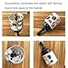 JIECHENG Bi-Metal Hole Saw Arbor Mandrel 3/8