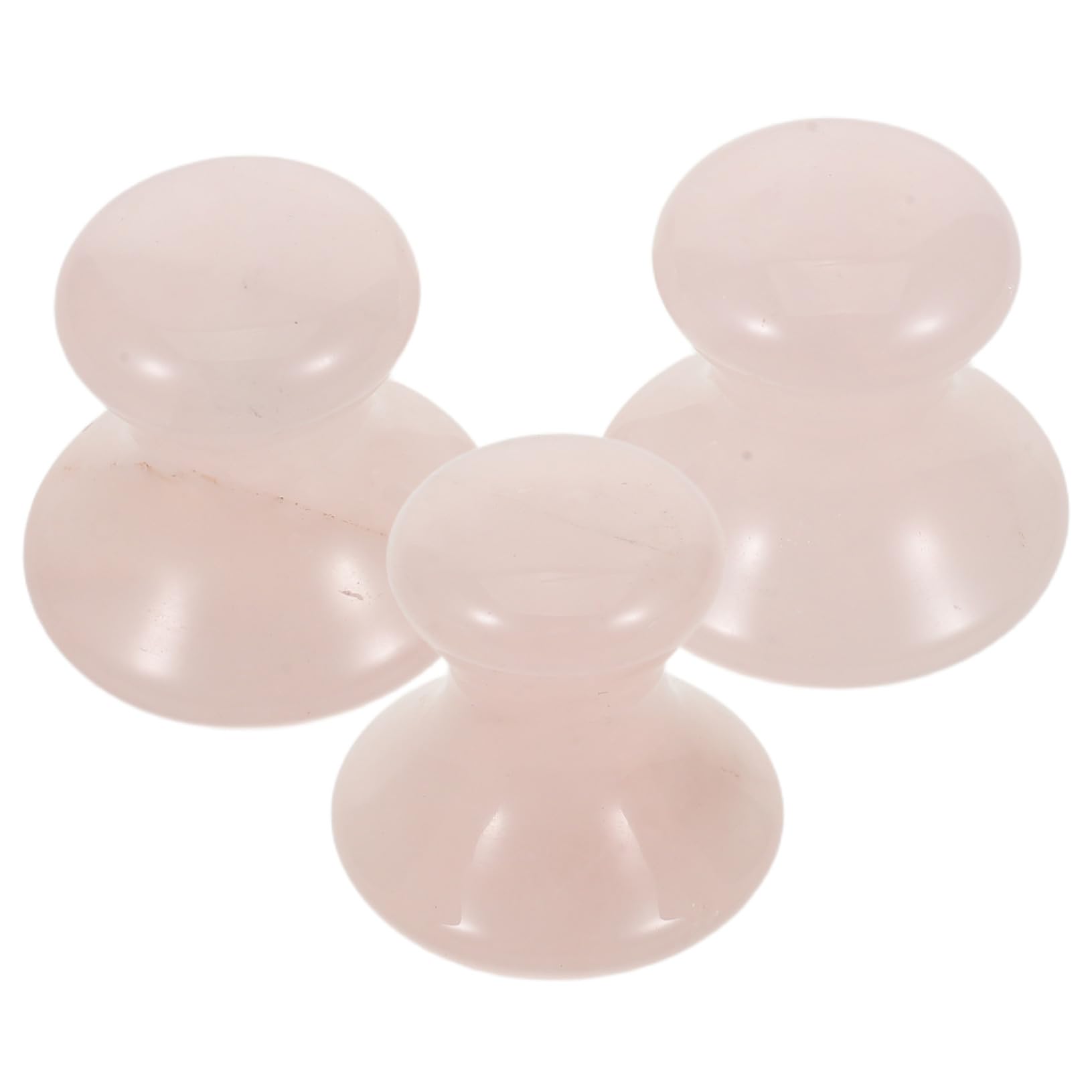 3 Stücke Teiliges Pilzförmiges Gua Sha Massage Jade Kühlender Gesichts Nacken-massagestein zur Hautstraffung Kompaktes Vielseitiges Werkzeug für Effektive Gesichtspflege zu Hause