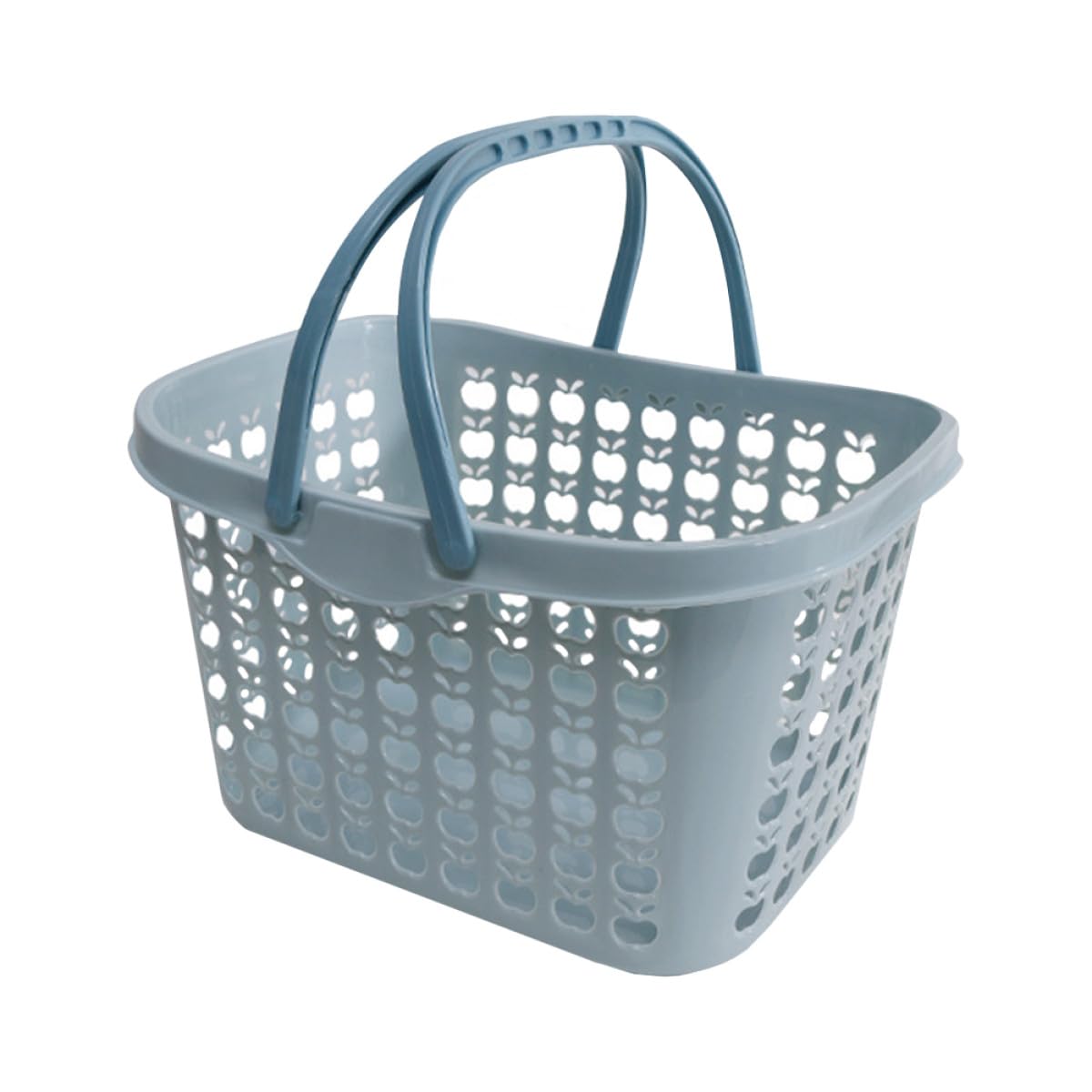 Beavorty Cestino Shopping in Plastica Blu, Leggero e Multifunzione