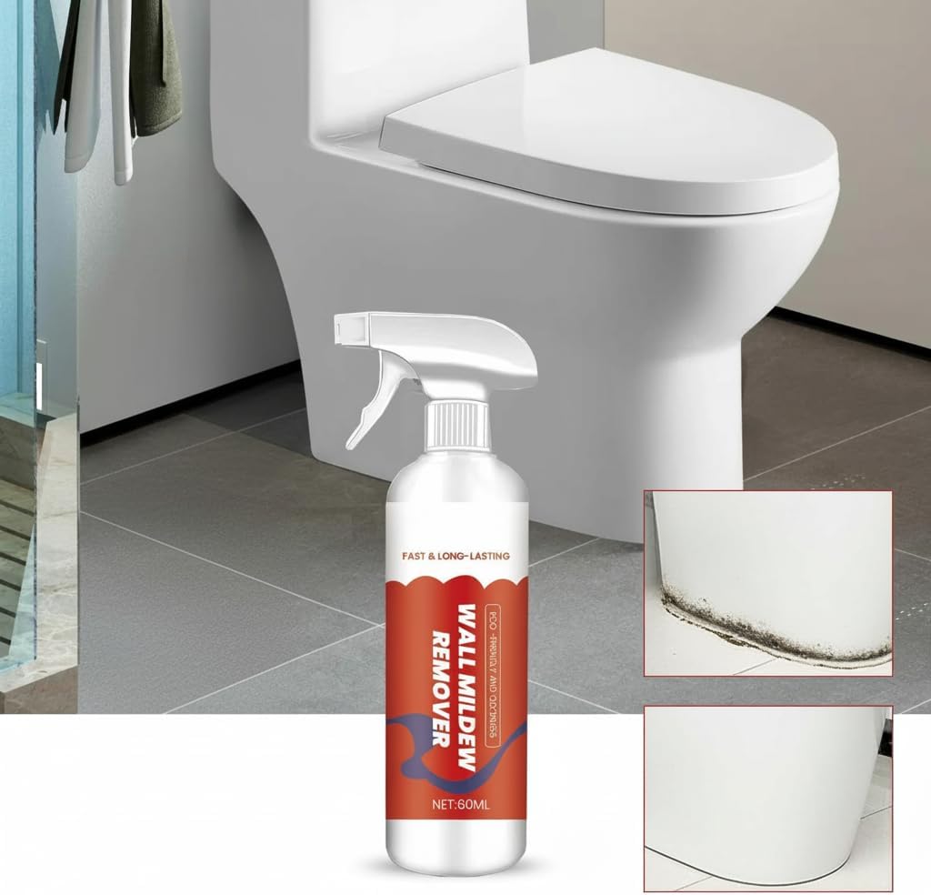 Azonee 60ml Mould Remover Spray, Mould And Mildew Remover, Mould Spray, Bathroom Mould Remover, Household Cleaners, Remover Mildew, Remover Wall, Tiles, Floor, Wall Surface Mold Cleaner