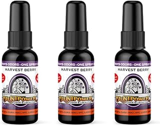 Blunt Power Harvest Berry Odor Eliminator - Household & Car Odor Eliminator With Sweet Notes- Room Spray Air Freshener & Smoke Eliminator Spray - Made In USA - 1.5 Flo Oz (3 Pack)