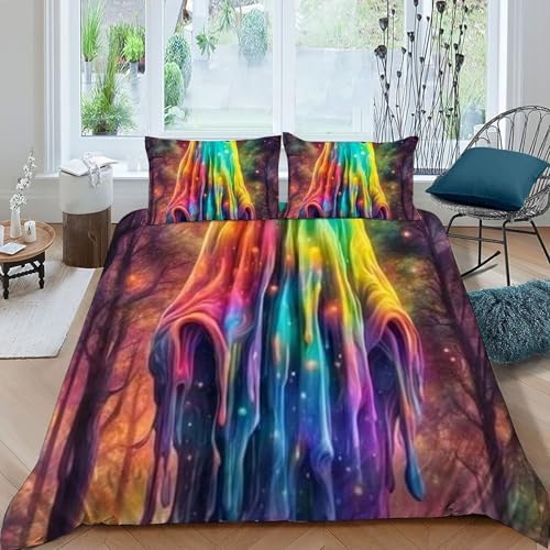 Housse de couette fantôme King size en microfibre premium avec fermeture éclair fluide