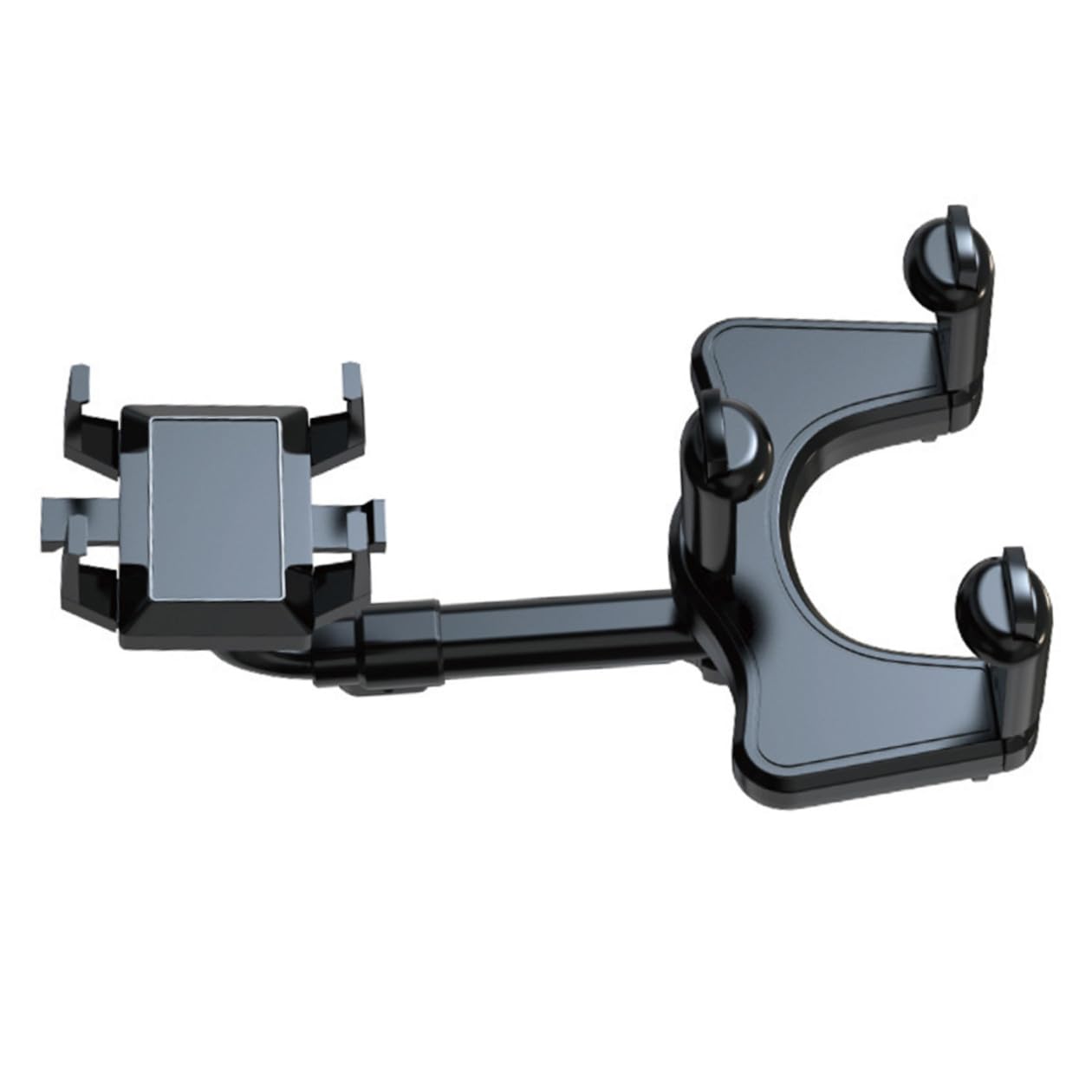 Cabilock Soporte Móvil para Coche Negro Soporte para Teléfono Móvil Estable para Tablero Diseño Práctico y Duradero Fácil Instalación y Extracción