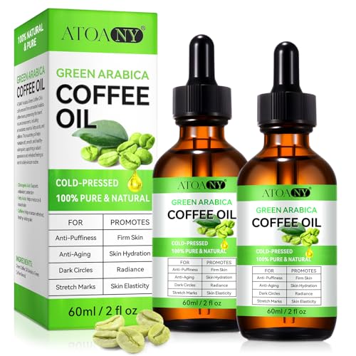 Moulis Green Coffee Bean Oil for Skin & Hair, 4 Fl Oz