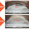 Pawsible Heavy-Duty Steel Heat Diffuser Plate - Heat Deflector Mod for Pit Boss: Magnetic Thermal Deflector for Enhanced Precision Temperatures and Reduced Pellet Dust #1