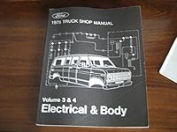 1975 Ford Truck Shop Manual. Volume 3 And 4, Electrical And Body. B000JJI3NI Book Cover