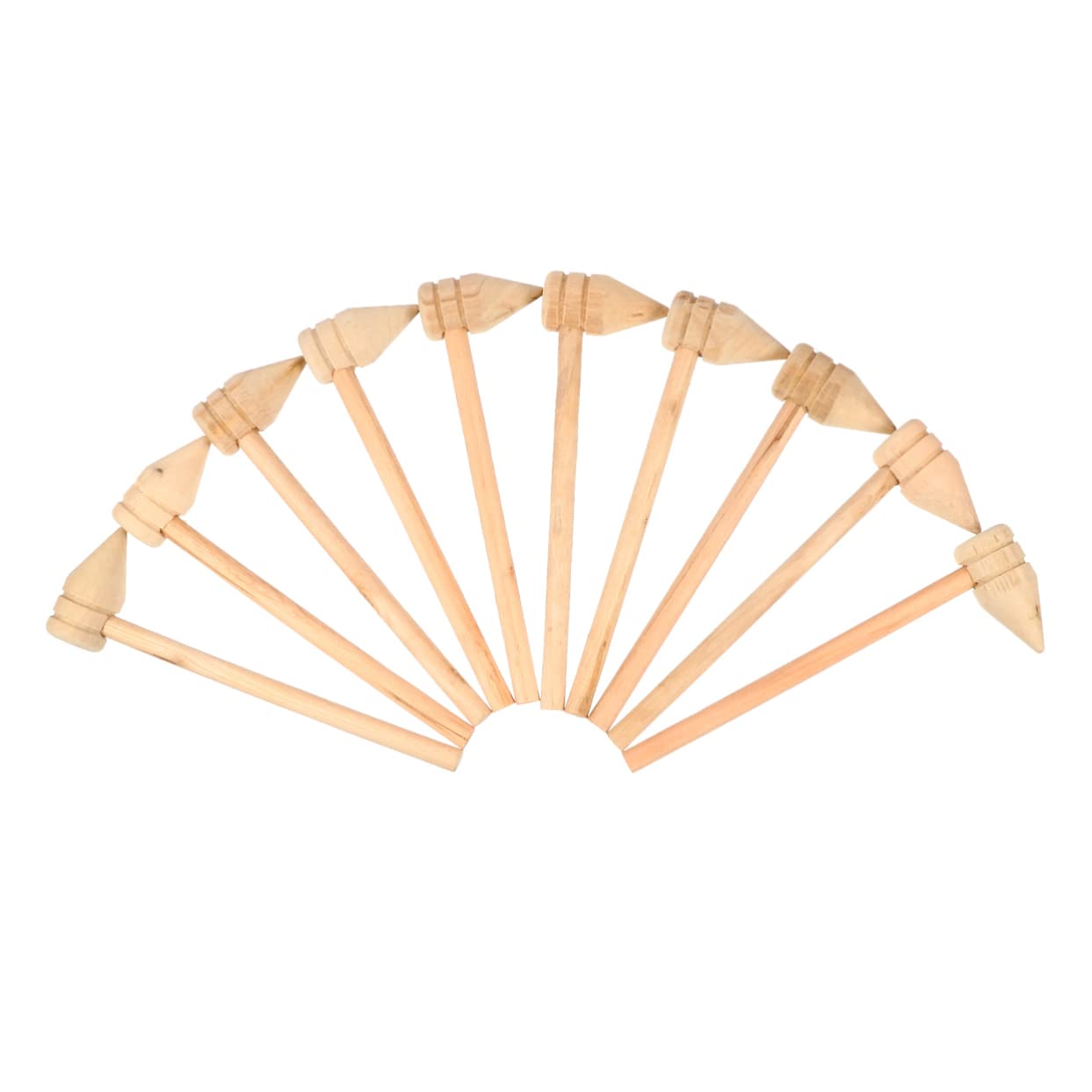 MAGICLULU 20 Pcs Small Wooden Hammer Organizer Lightsaber Bake Hammer Tool Woodworking Mallet Hammers Mallet Pounding Drill Bin Childrens Cube Blocks