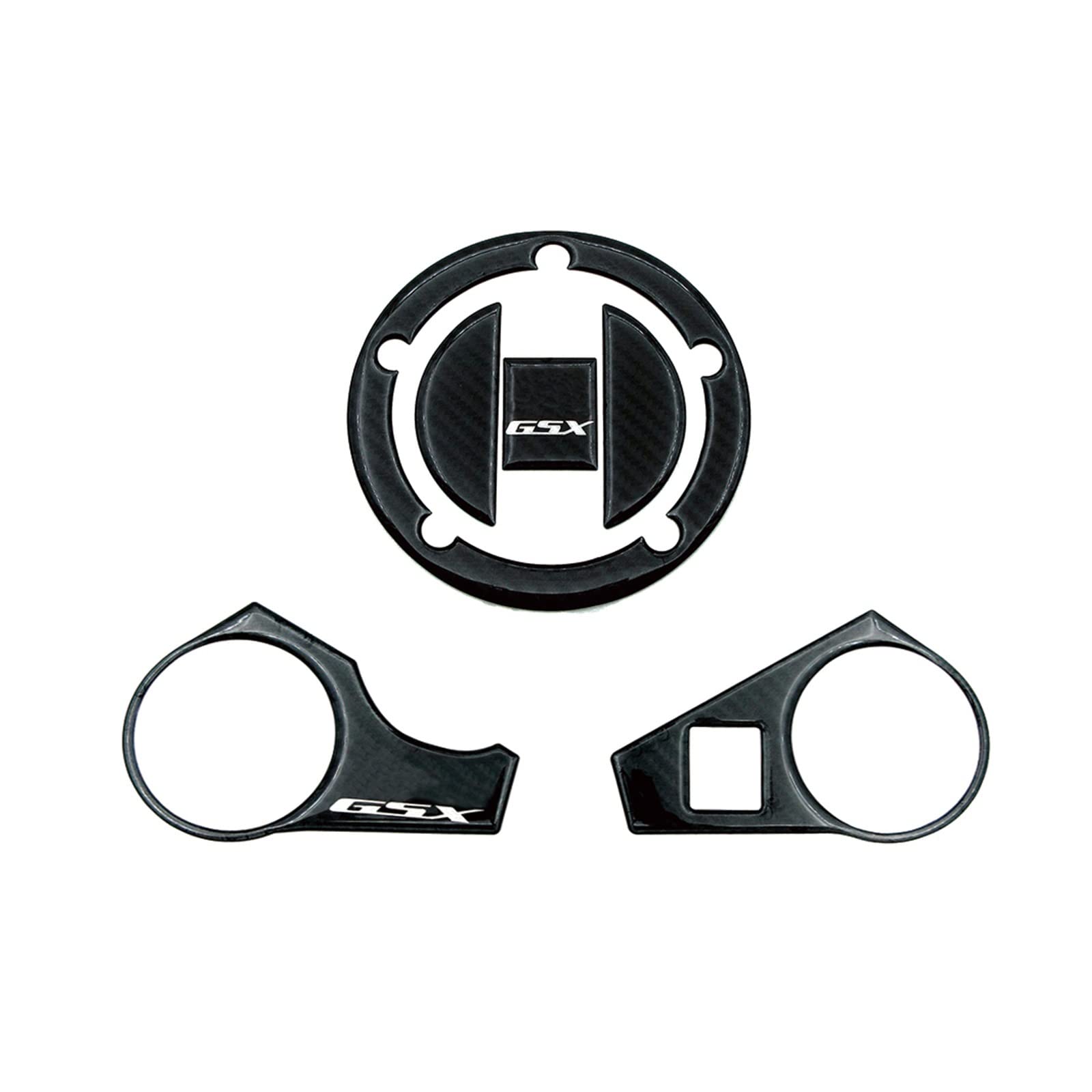 Sticker bouchon réservoir anti-rayures pour Suzuki GSXR 1000 K9 pince supérieure