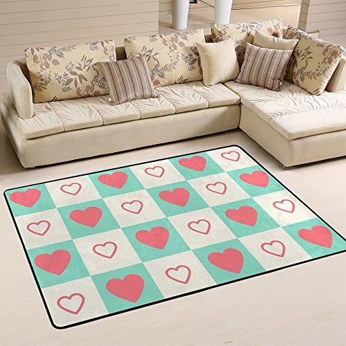 Tapis de salon doux bleu Ruchen grand format 183x122cm isolant et lavable - 6