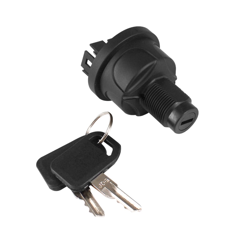 Ignition Rotary Switch with Keys AUC15805 TCA26088 TCA24615 UC10104 AUC13979 Fits for John Deere 636M 648M 652M 652R Quik-Trak Mowers Z915 Z920 Z930
