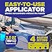 Durabasics Salt Remover Flush Kit with High-Pressure Hose- Remove Salt Deposits Applicator for Boat - Marine Engine Flush - Perfect for Flushing Inboard/Outboard Motors and Removes Salt Deposits Away