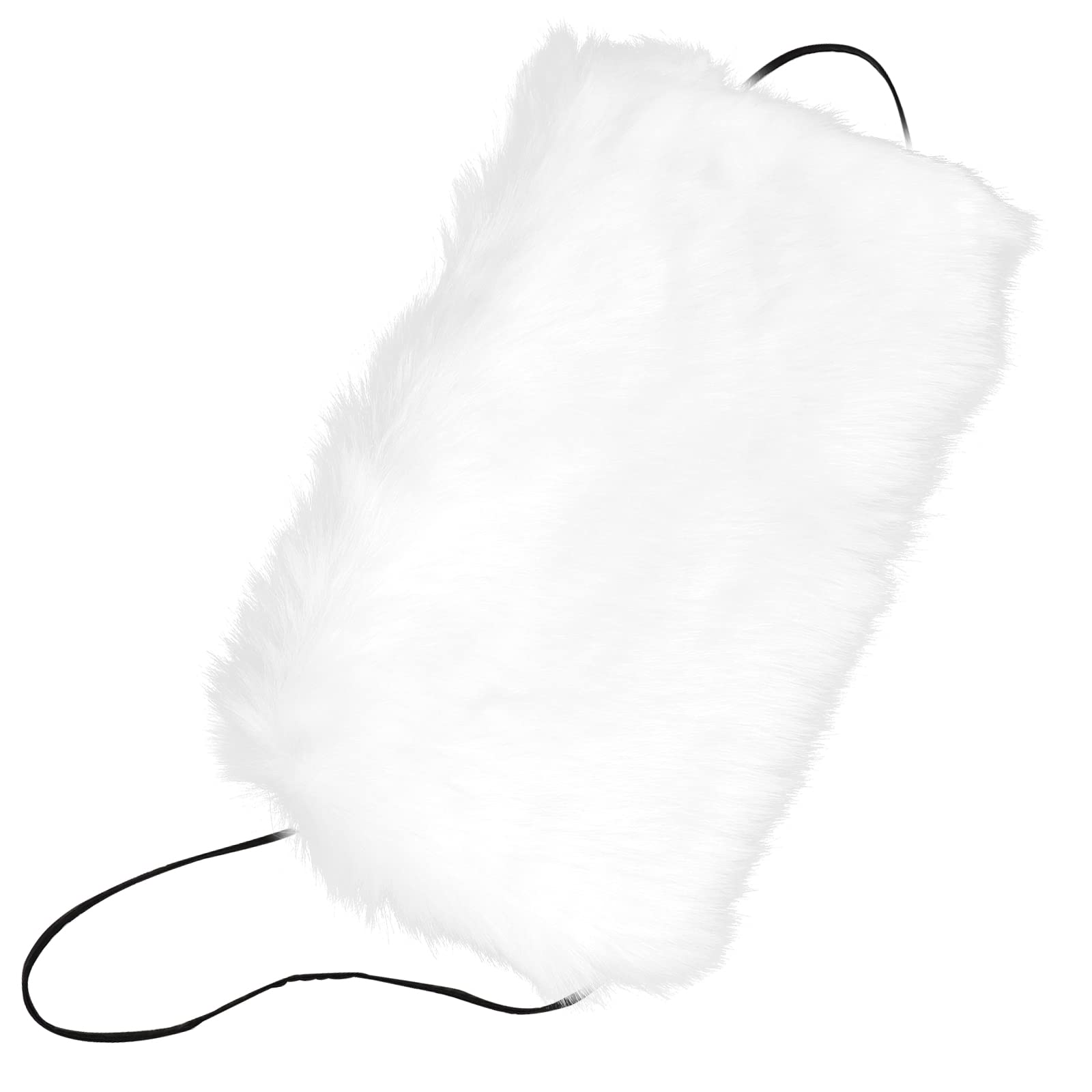 BESPORTBLE Handwärmer aus Kunstfell, für Damen und Mädchen, Winter, warm, Weiß
