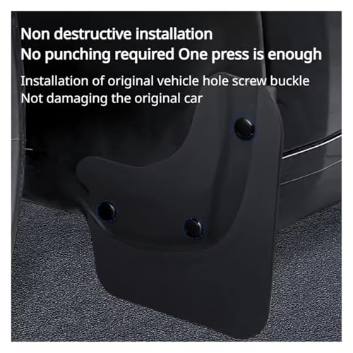 Guardabarros para Tesla Model 3+ 2024 con protección total antisalpicaduras juego de 4 piezas 6