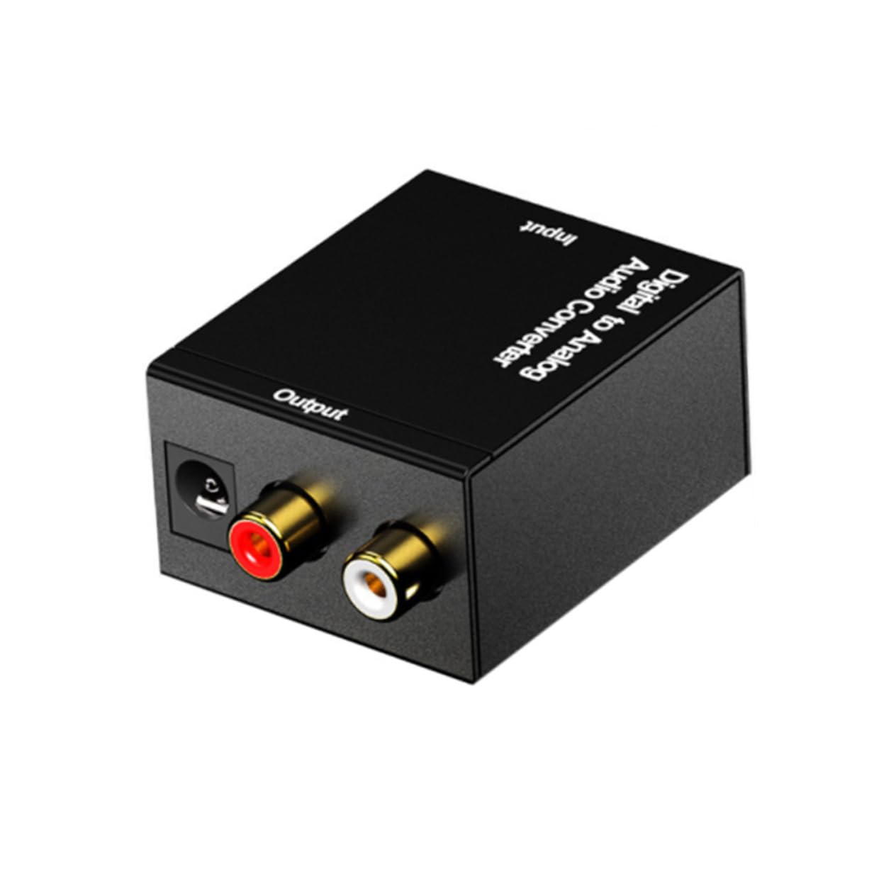jojofuny 3pezzi Convertitore Audio Digitale Analogico Con Selettore Ottico e Coassiale Facile Installazione e Trasmissione Senza Rumore Compatibile Con Tv e Cuffie Nero
