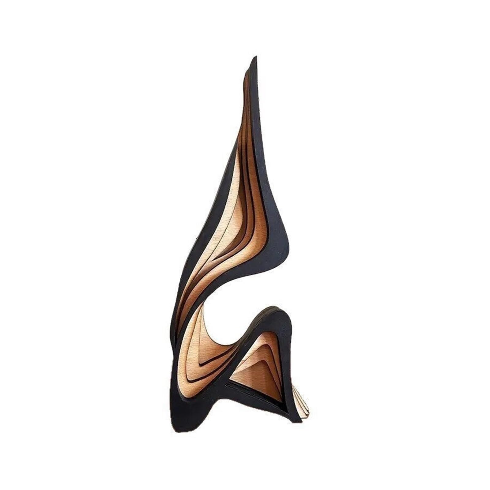AILIUXIAOYAN Home Hecor Wooden Art Home Decor Ornaments Irregular Shaped Desktop Ornaments