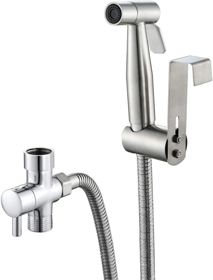 Ensemble de robinets de pulvérisation de toilette et kit pulvérisateur à main WC en acier