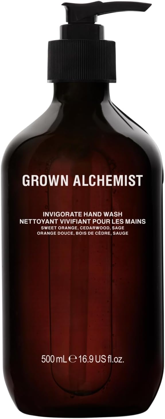 Invigorate Hand Wash Refill Pouch, Sweet Orange, Cedarwood, Sage. Soothe, Soap to Cleanse & Nourish Skin, (500mL).