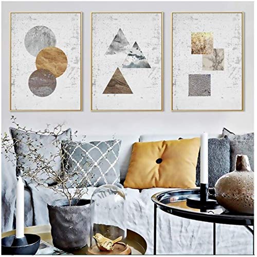 Imágenes sala de estar abstractas en lienzo de 50x70cm para decoración de interiores moderno