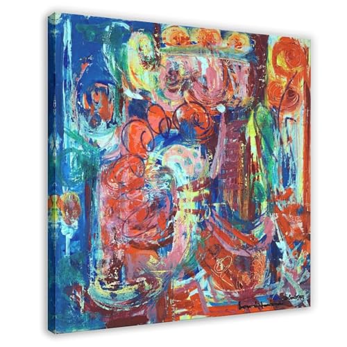 Hans Hofmann impression sur toile décoration murale salon bureau 71cm