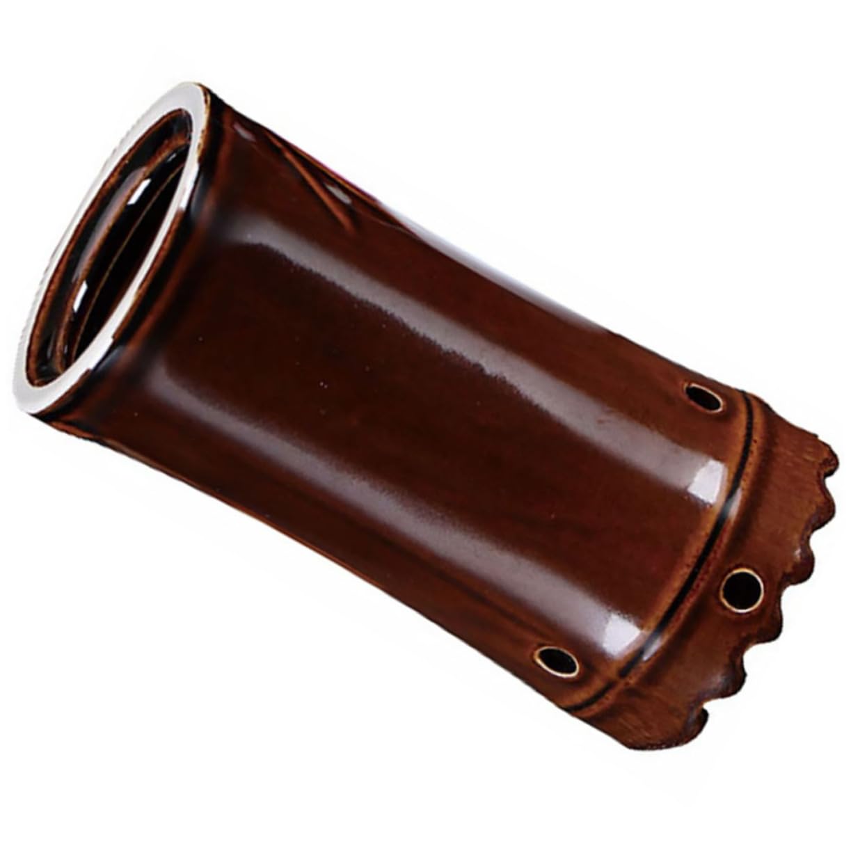 FOMIYES Moxibustion Device Moxibustion Can Ceramic Pot Wave Design Dentate for to Use