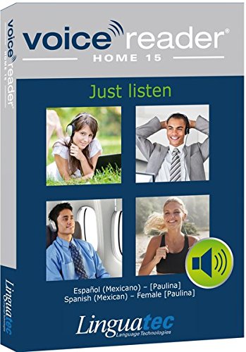 Voice Reader Home 15 Spagnolo Messicano / Español (Mexicano) - [Paulina] / Spanish (Mexican) – Female voice [Paulina] – Text-to-Speech Software PC – Ascoltare semplicemente → Nel tempo libero → In viaggio → In ufficio → Durante lo sport / Voce dal suono e