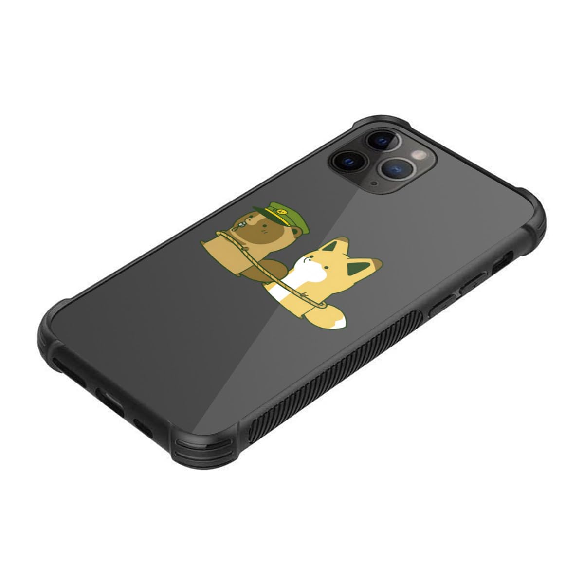 Amazon.co.jp: iPhone 12 pro ケース タヌキとキツネ iPhone 12
