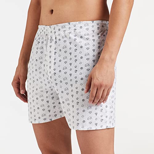 Image of Longies Men's Cotton Printed Regular Boxer Shorts