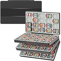 IEFROM Switch Game Card Case for Nintendo Switch 2/Switch/OLED/Lite, Super Large Capacity with 120 Game Card Slots & 240 Micro SD Card Slots, Portable and Compact Travel Gaming Card Organizer