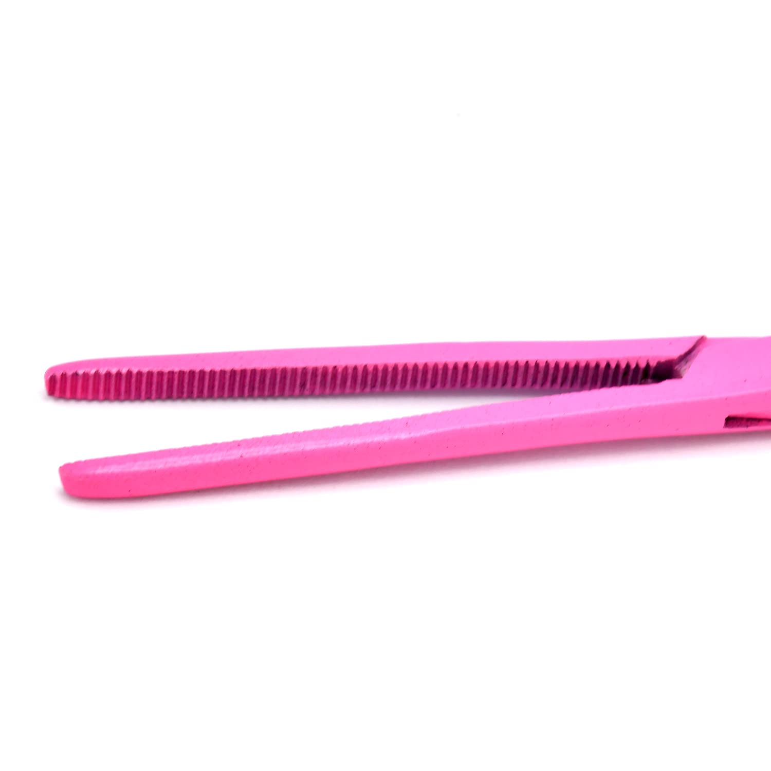 Hot Pink Hemostat Set - 6 Piece Medical Forceps -6