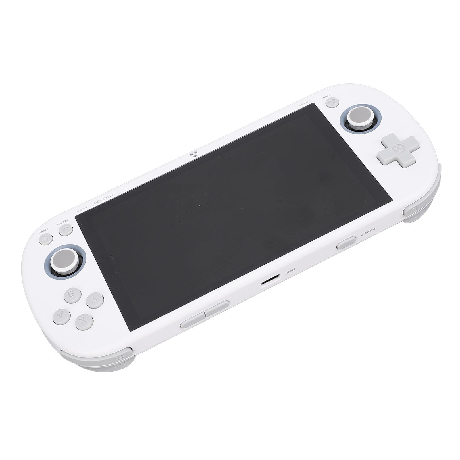Handheld Console Game, Przenośne Konsole Gier 5000 MAh Pojemność Baterii 4,96 Cala IPS Ekran z światłem Otoczenia dla Rozrywki (WHITE)