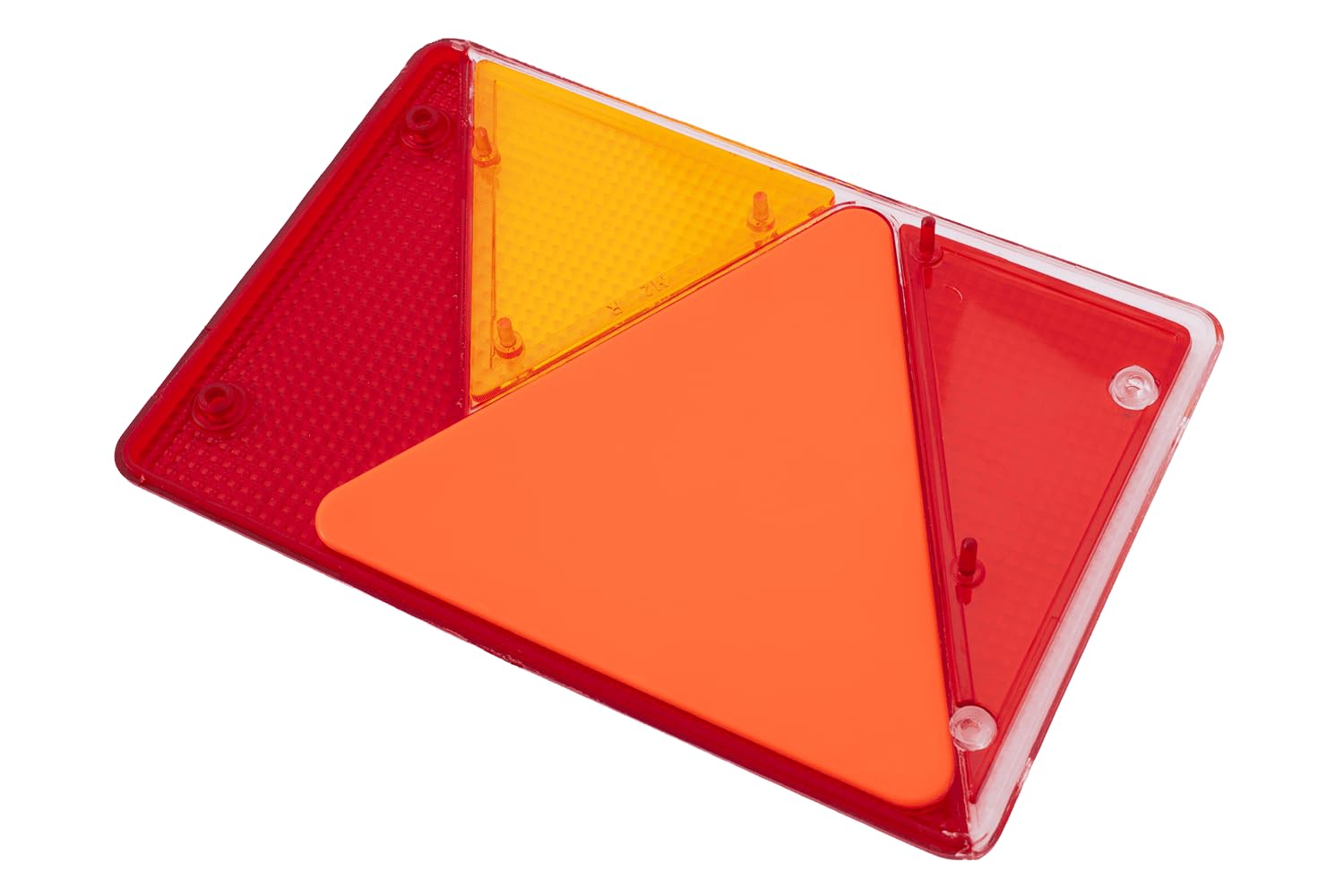 Aspöck Lente di Ricambio Fanale Posteriore Multipoint IV Destra Copertura Vetro per Luce Rimorchio 6 Funzioni 200x136 mm Luce Retromarcia Integrata Carrello Appendice Bisarca Agricolo
