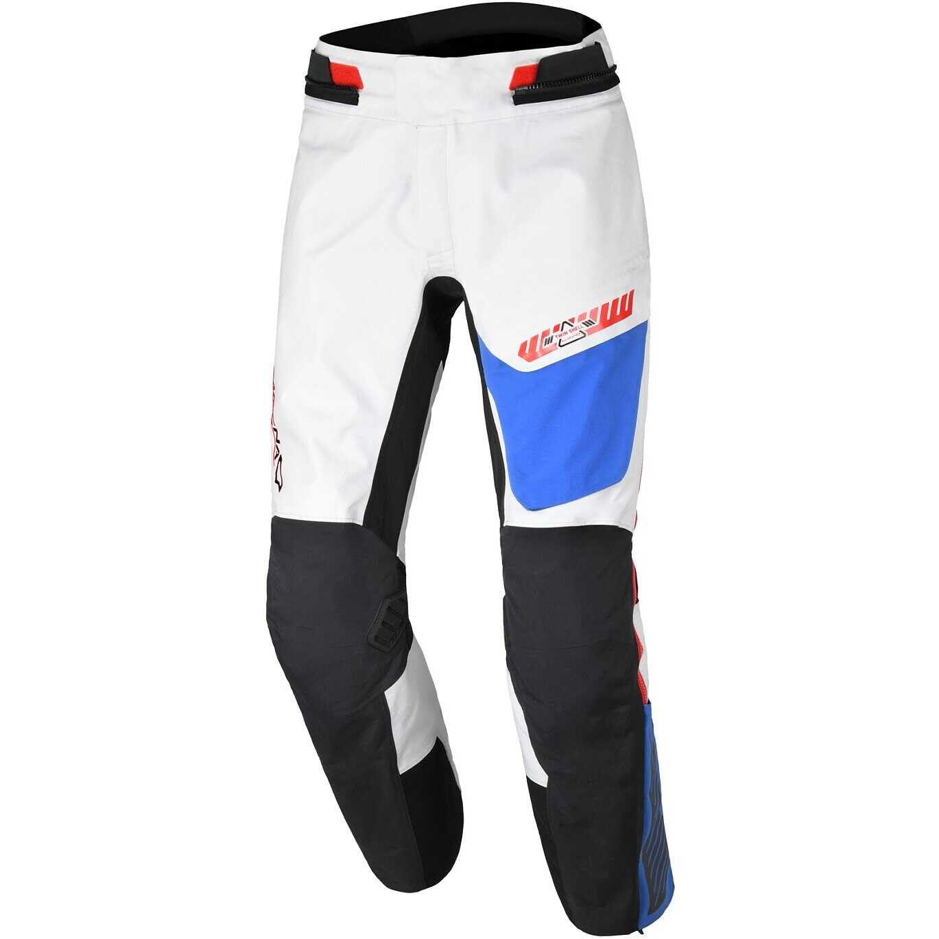 Macna Men's Light Grey/Black Synchrone Waterproof Motorcycle Textile Pants
