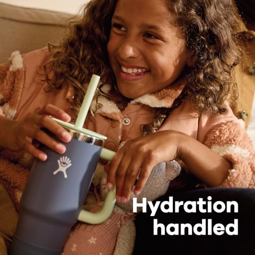 Hydro Flask Kids Tumbler for School - Stainless Steel and Insulated with Straw Cap - 24 Oz in Anemone Purple - image 6