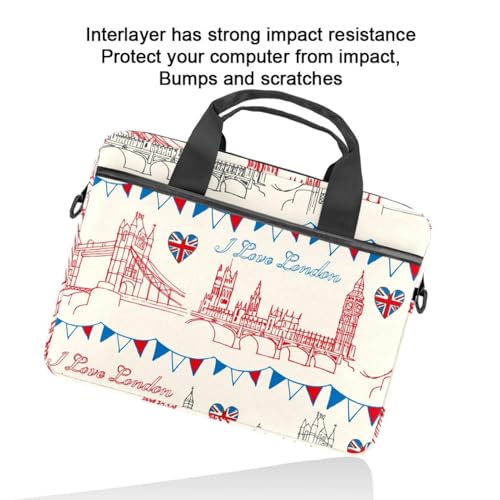 Sacoche ordinateur 13-14.5 pouces London Tower Bridge pour tablette - 5