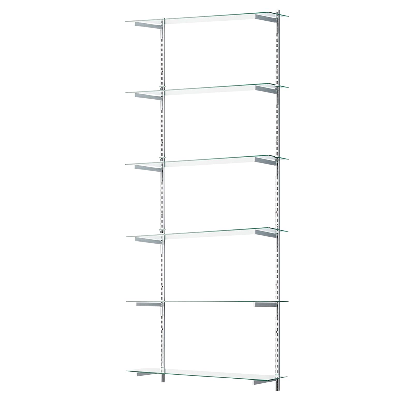 Lince Display Limited 198cm Twin Slot Glass Shelving Set - Brackets & Uprights Included