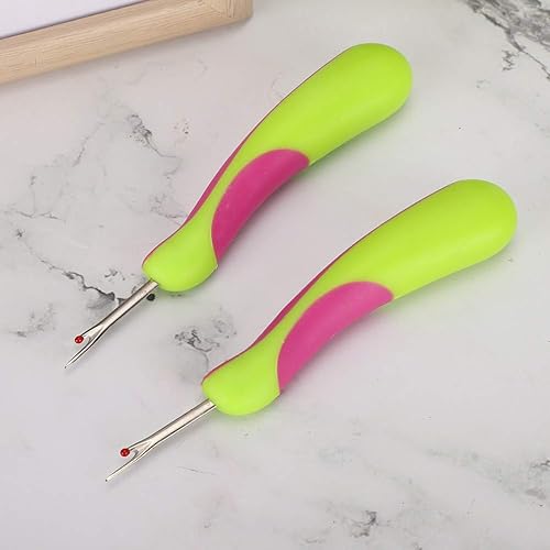 Miniatura 7 de 2 piezas de desgarradores de costura, herramienta de corte de hilo de coser, removedor de hilo de coser de 4.7 pulgadas, desgarradores de costura